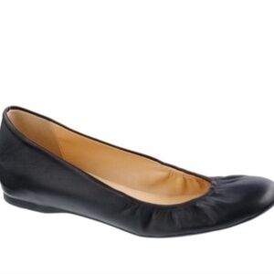 J.CREW Women’s Leather Ballerina Flats 6.5 Color Black